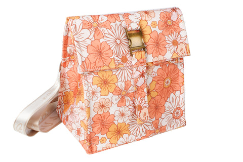 Insulated Hippie Daisies Lunch Bag