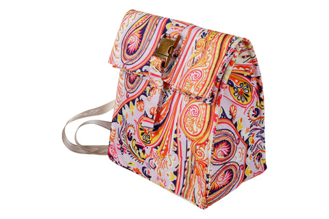 Insulated Lunch Bag 24 x 21 x 15cm - Nomad Paisley