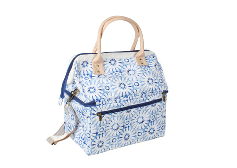 Insulated Picnic Cooler Bag - Indigo Waters