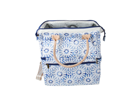 Insulated Picnic Cooler Bag - Indigo Waters