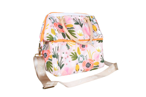 Insulated Peony Bloom Cooler Bag