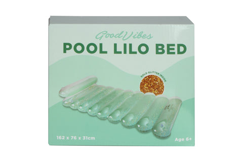 Good Vibes Pool Lilo Bed 162 x 76 x 31cm