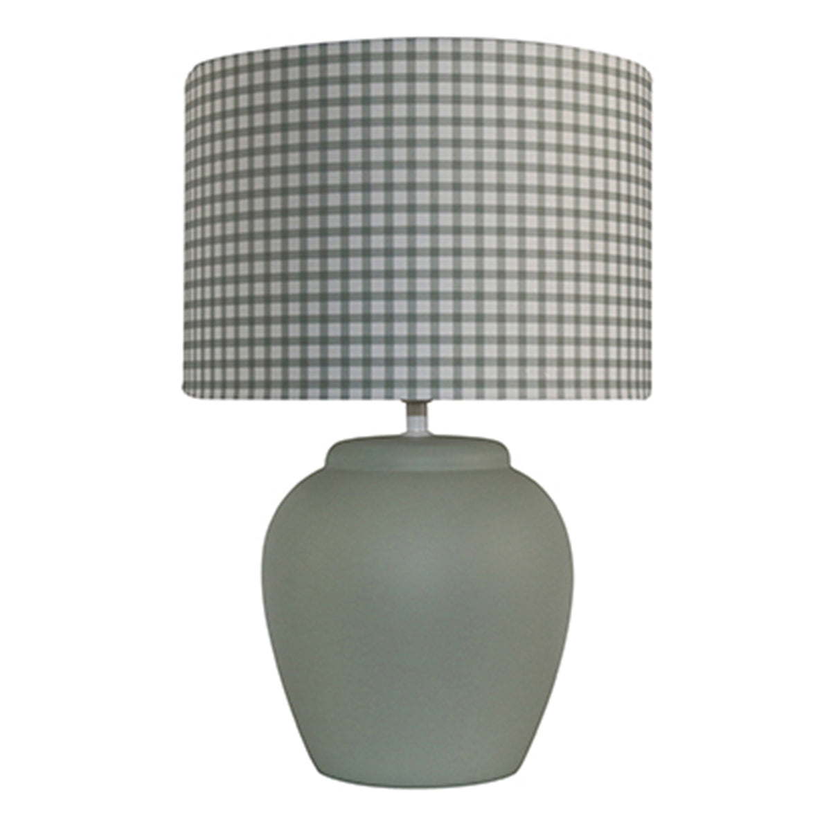 Cameo Giingham Ceramic Table Lamp