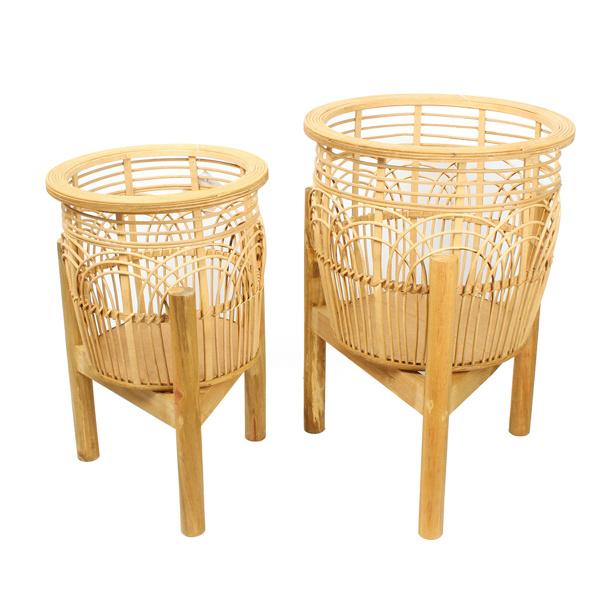 Banks Natural Planter With Legs Set Of 2