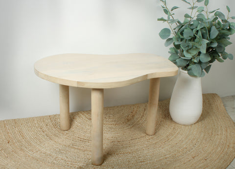 Light Natural, Mango Wood, Coffee Table, Knock Down, 65 x 45 x 40cm