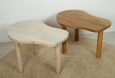 Light Natural, Mango Wood, Coffee Table, Knock Down, 65 x 45 x 40cm