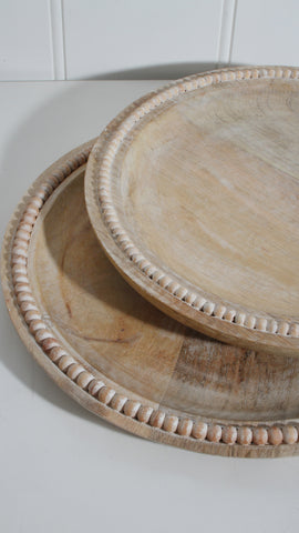 Bryony Mango Wood Round Plate