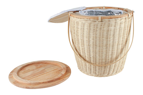 Tulum Rattan Insulated Picnic Basket