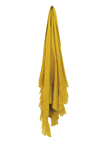 Maci Super Plush Throw Mustard 170 x 130 cm