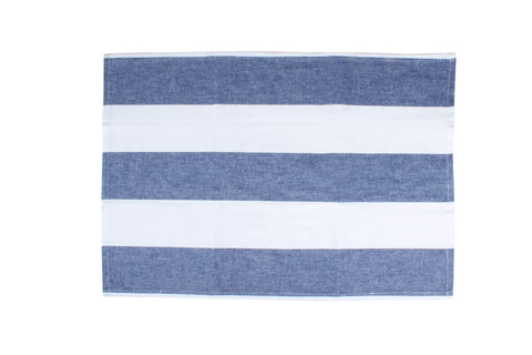 Huso Nautical Stripe Cotton Tea Towels 2 Pack 60 x 40cm