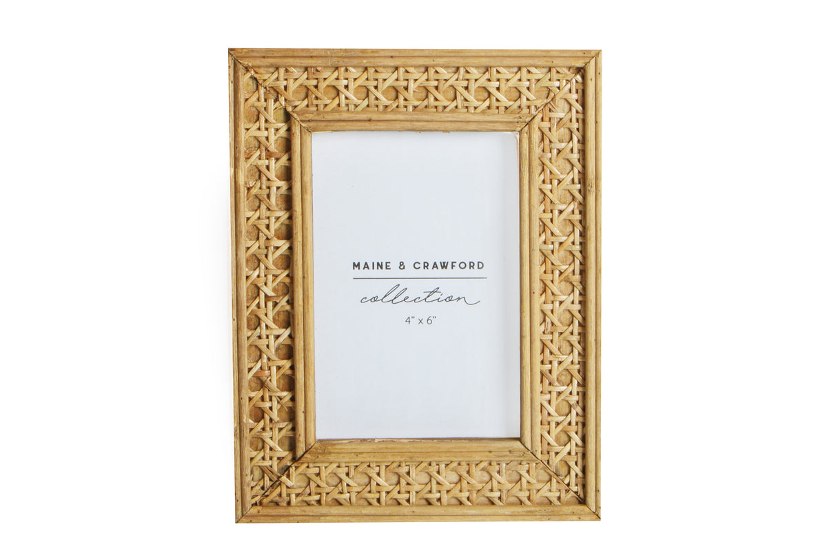 Imre Natural Rattan Picture Frame 25 x 20 x 2cm