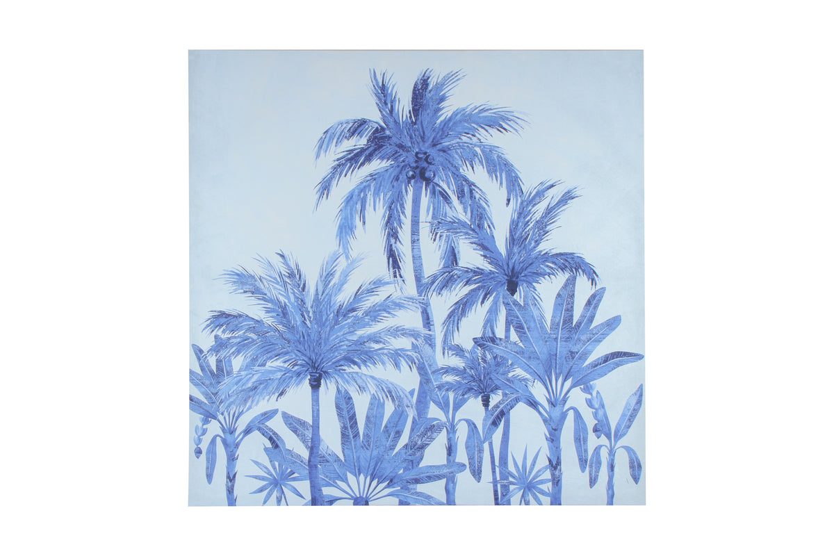 Harvey Palm Paradise Print Stretched Canvas 80 x 80cm