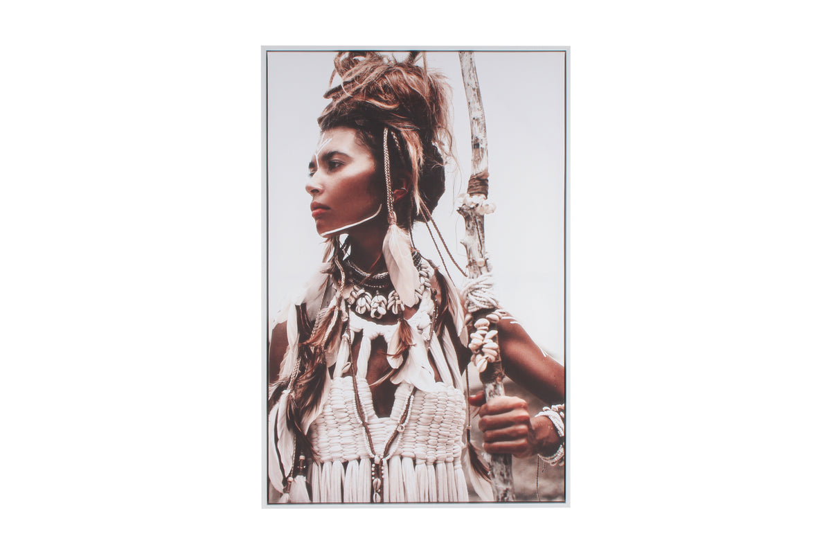 Milia Warrior Framed Canvas 90 x 60 cm