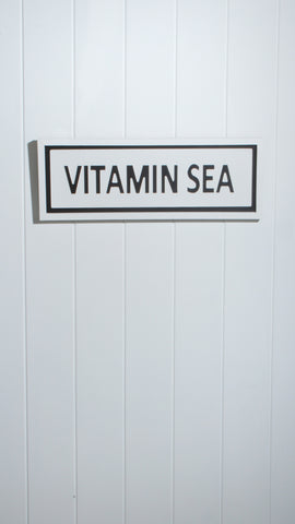 Hume Wood Vitamin Sea Sign