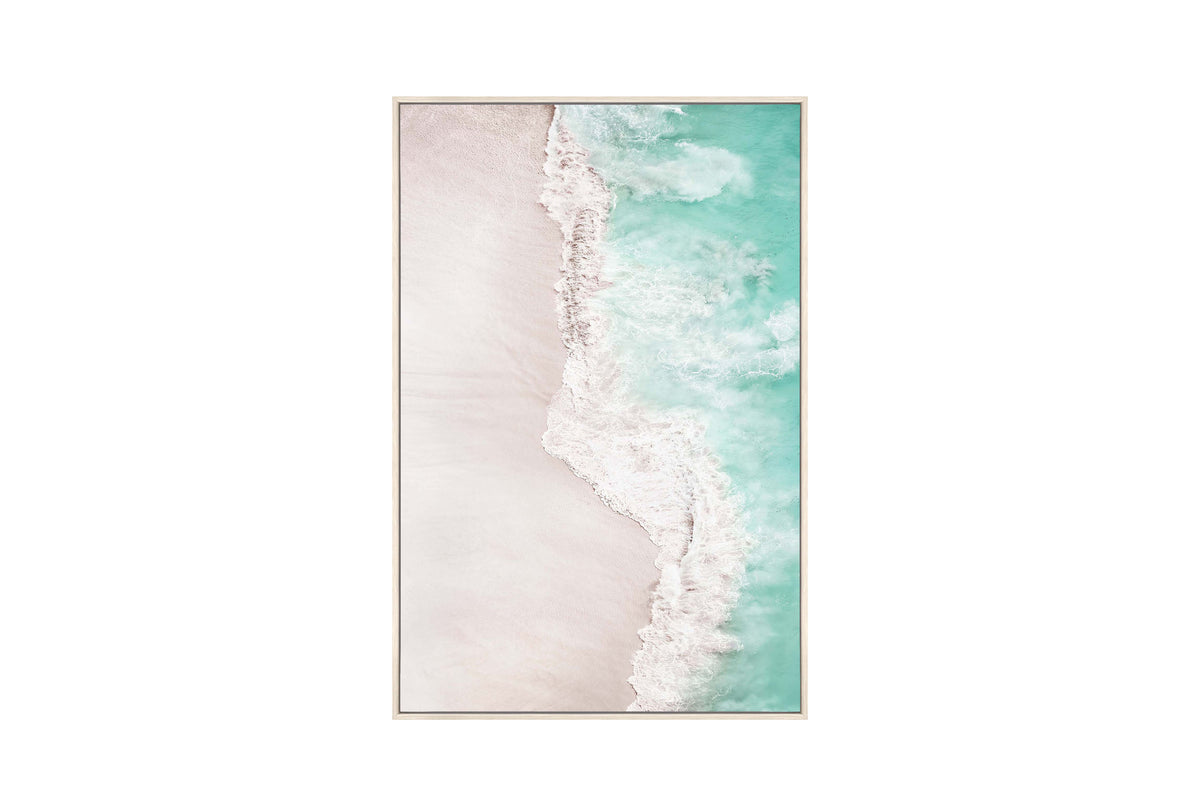 Ocean Shores Canvas Print With Floating Frame 90 x 60 x 5cm