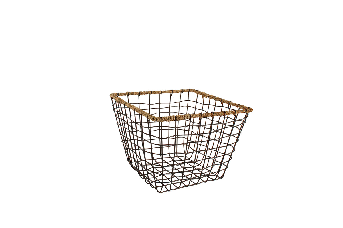 Brantly Metal Storage Basket 28 x 28 x 20 cm