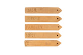 Handmade Terracotta Herb Labels - Set Of 5