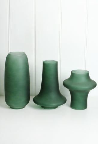 30cm Bonita Rounded Glass Vase