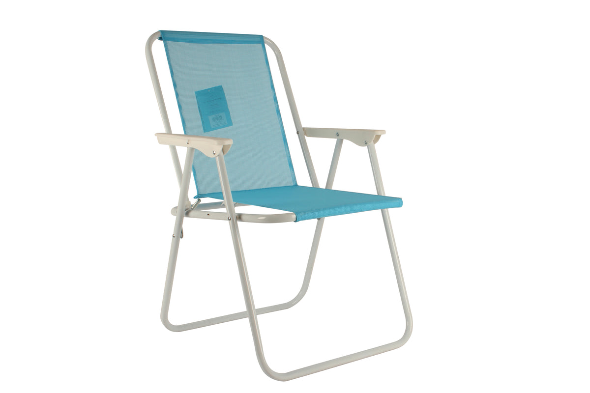 Blue Yellow or Pink Foldable Beach Chair