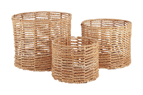 Set Of 3 Arltunga Seagrass Basket