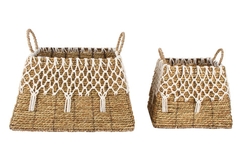 Philipa Set Of 2 Square Tapered Baskets