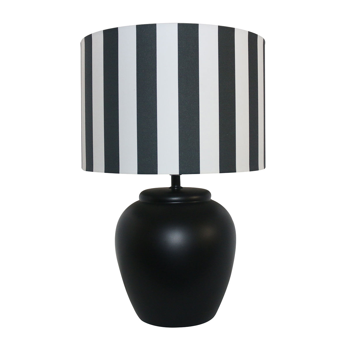 Camdyn Stripe Ceramic Table Lamp