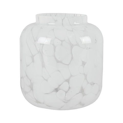 Mia Marble Glass Vase 18 x 17 cm