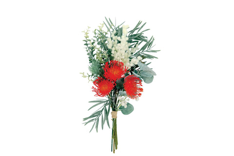 Deluxe Floral Bouquet Pincushion Eucalyptus 52cm