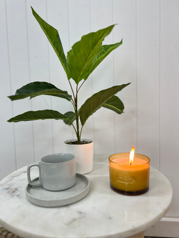 Faux Philodendron Plant in Pot 48cm