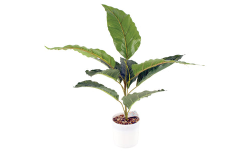 Faux Philodendron Plant in Pot 48cm