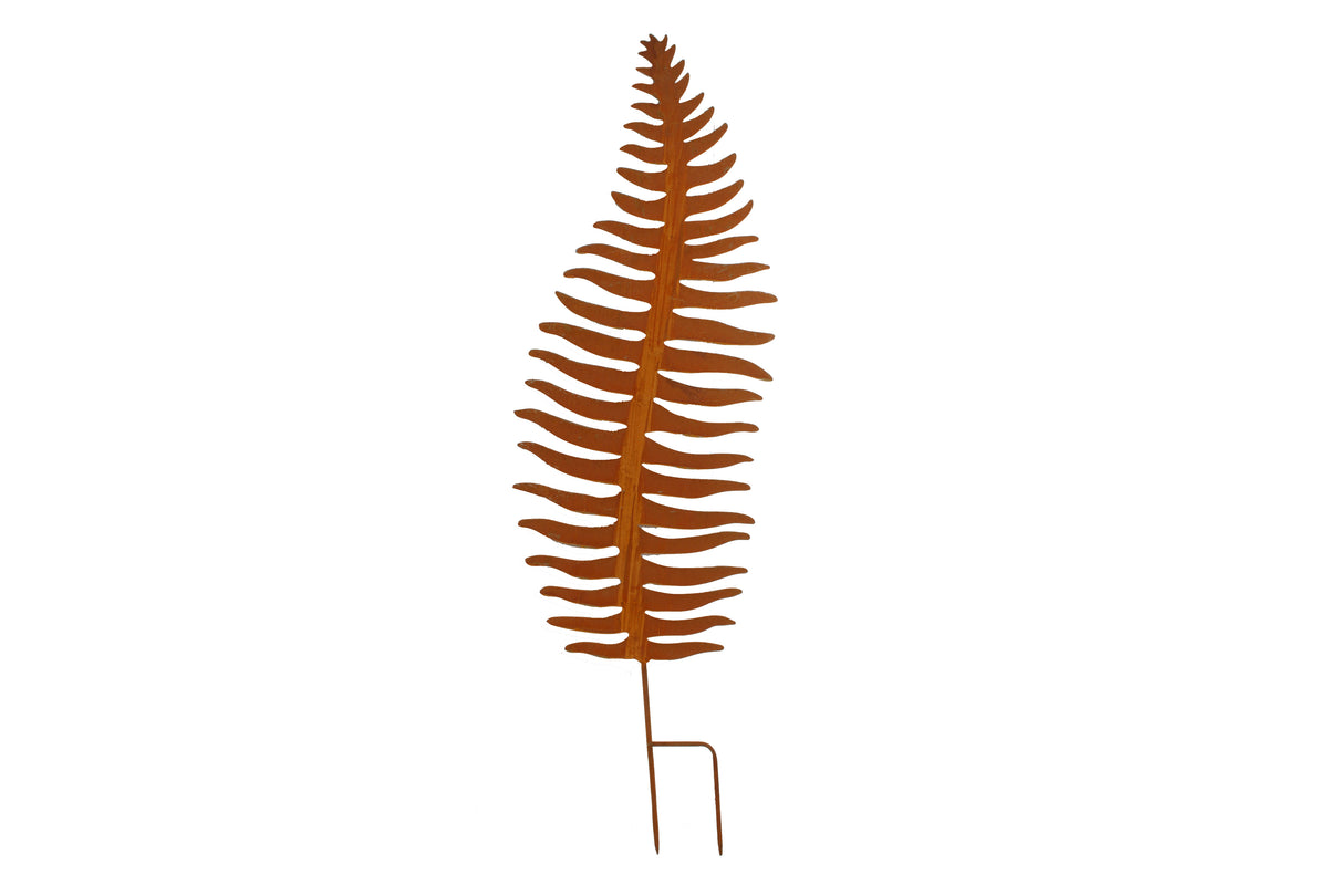 Fern Leaf Cast Iron Outdoor Ornament 100 x 60 x m