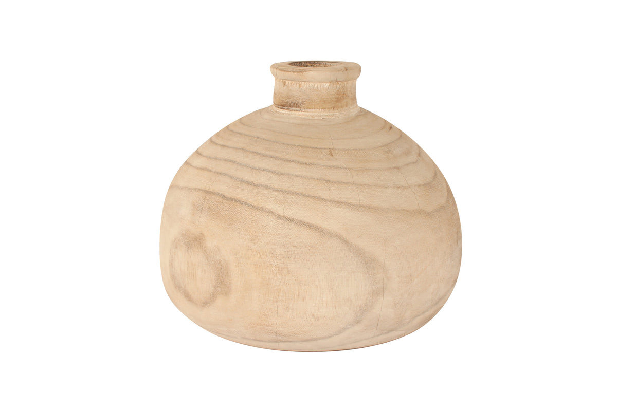 Taman Wood Vase 25 x 20cm