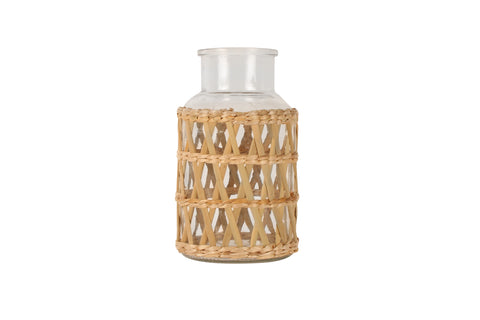 Archi Seagrass Woven Vase 26 x 15cm in Australia