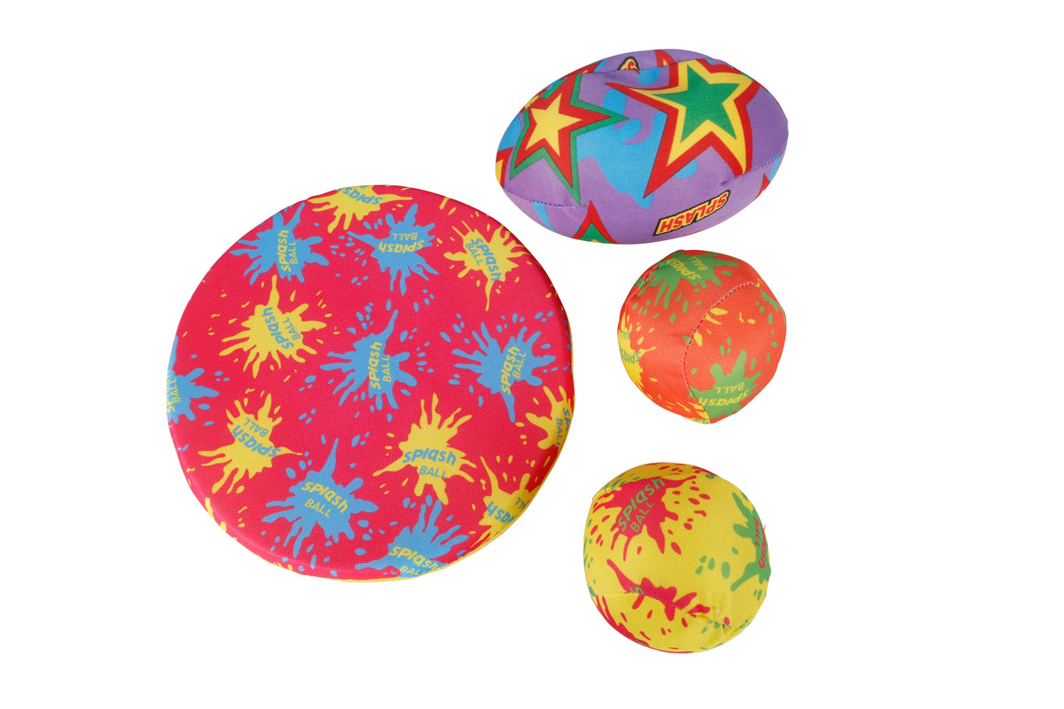 Water Splash Frisbee and Sports Balls Game - Ages 3+