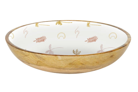 Round Enamel Salad Bowl - Coco And Waves 32cm
