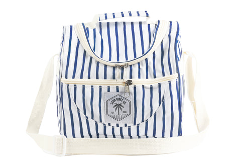 Good Vibes™ Lunch Cooler Companion, Removable Shoulder Strap, Zipped Storage Pocket - Mediterranean