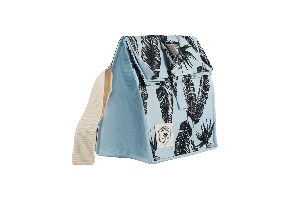 Insulated Lunch Bag, Removable Shoulder Strap, Metal Buckle - Sorrento