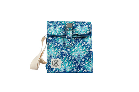 Insulated Lunch Bag with Shoulder Strap - Retro Summer