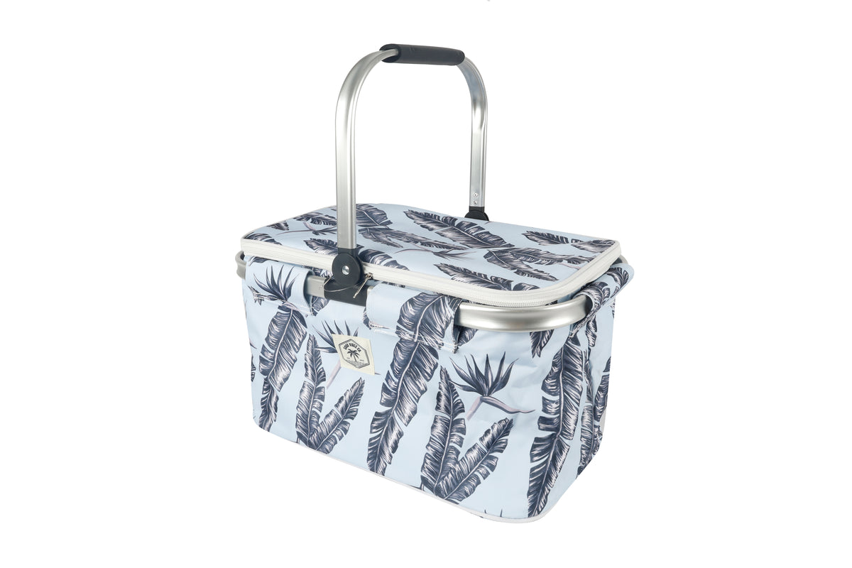 Insulated Market Cooler Bag, Aluminium Frame, Fully Zipped, Collapsible - Sorrento