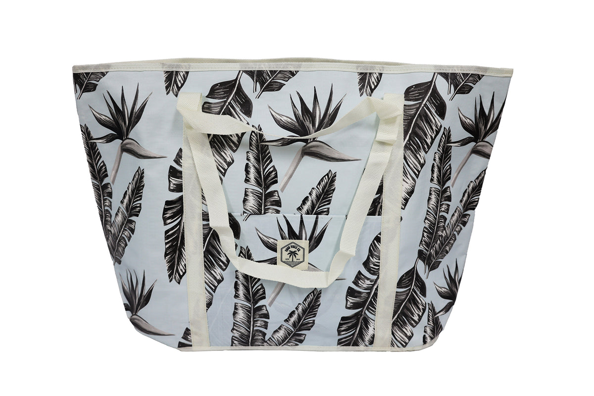 Jumbo Shopping Tote Beach Bag, Dual Handle, Waterproof & Lightweight - Sorrento