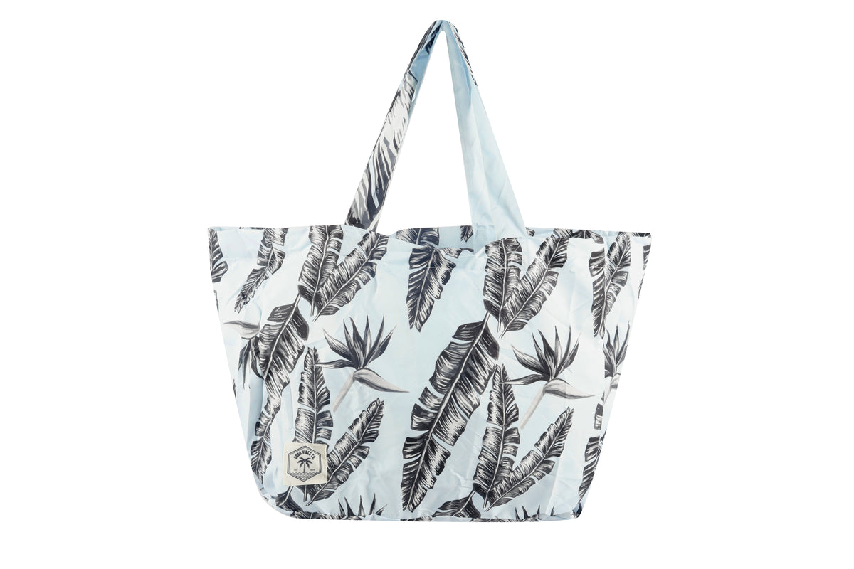 Eco Folding Shopping Tote Bag, 2 Internal Pockets, Handles - Sorrento