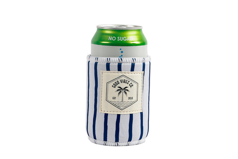 Good Vibes™ Regular Neoprene Can & Stubby Holder - Mediterranean