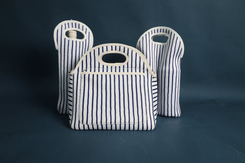 Neoprene Single Bottle Holder Cooler Bag - Mediterranean