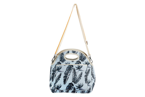 Neoprene lunch bag with shoulder strap on sale