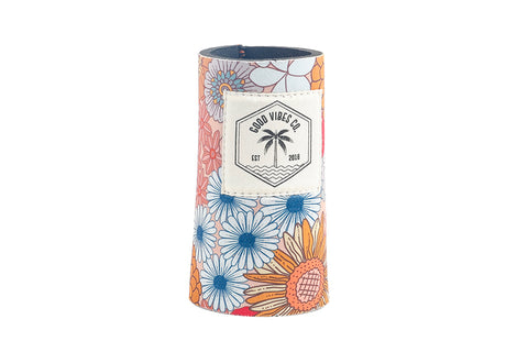 Good Vibes™ Skinny Neoprene Can & Stubby Holder - Mediterranean