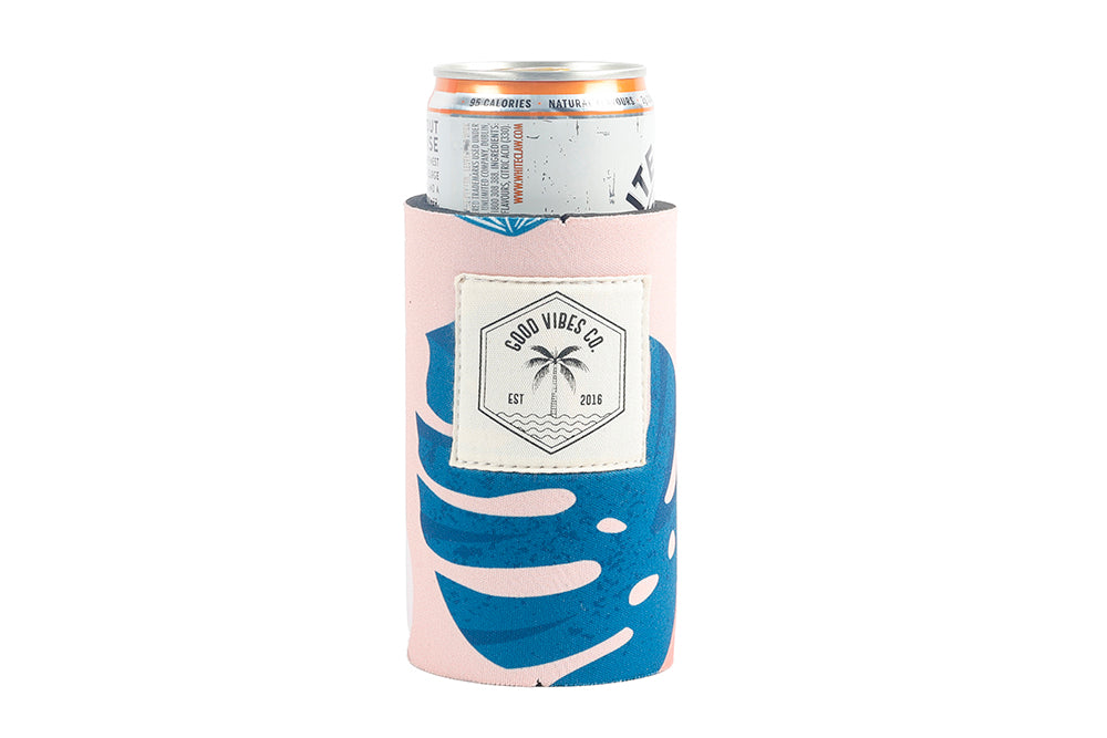 Good Vibes™ Skinny Neoprene Can & Stubby Cooler Holder 