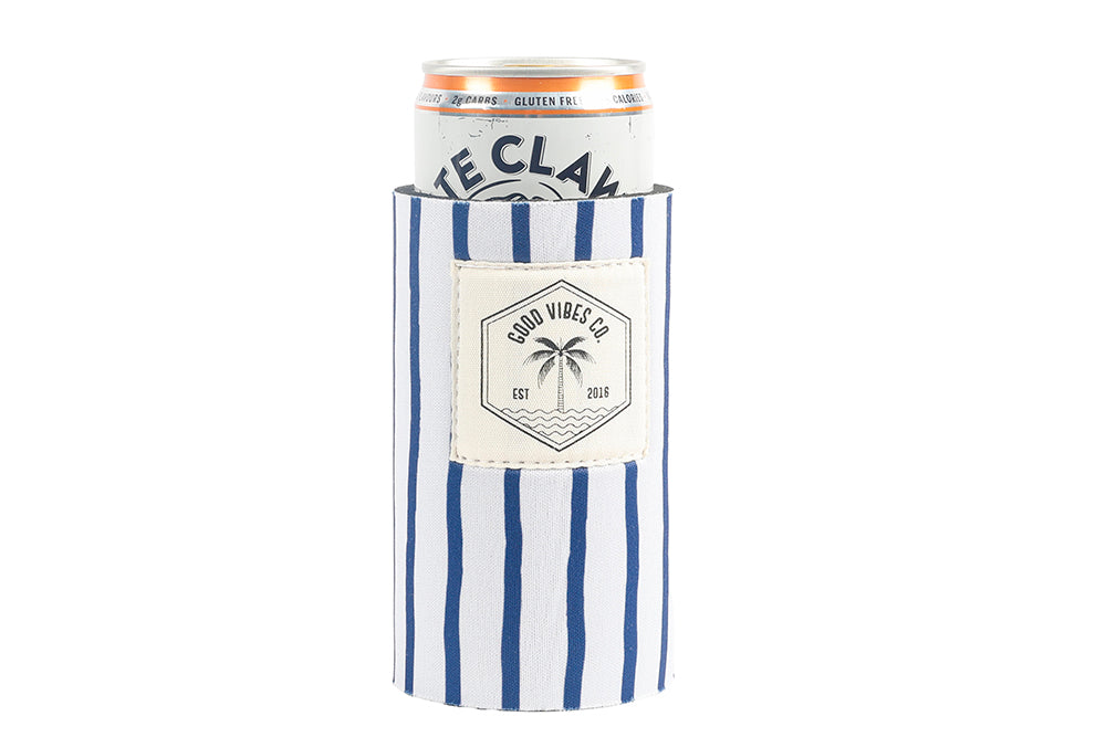 Good Vibes™ Skinny Neoprene Can & Stubby Cooler Holder - Mediterranean