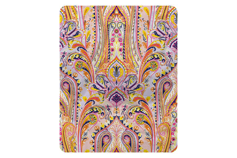 Family Picnic Blanket, Carry Strap, Oxford Fleece, Waterproof Base - Nomad Paisley