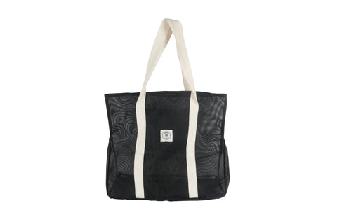 Black Extra Large, Ultimate Mesh Tote Beach Bag 62cm