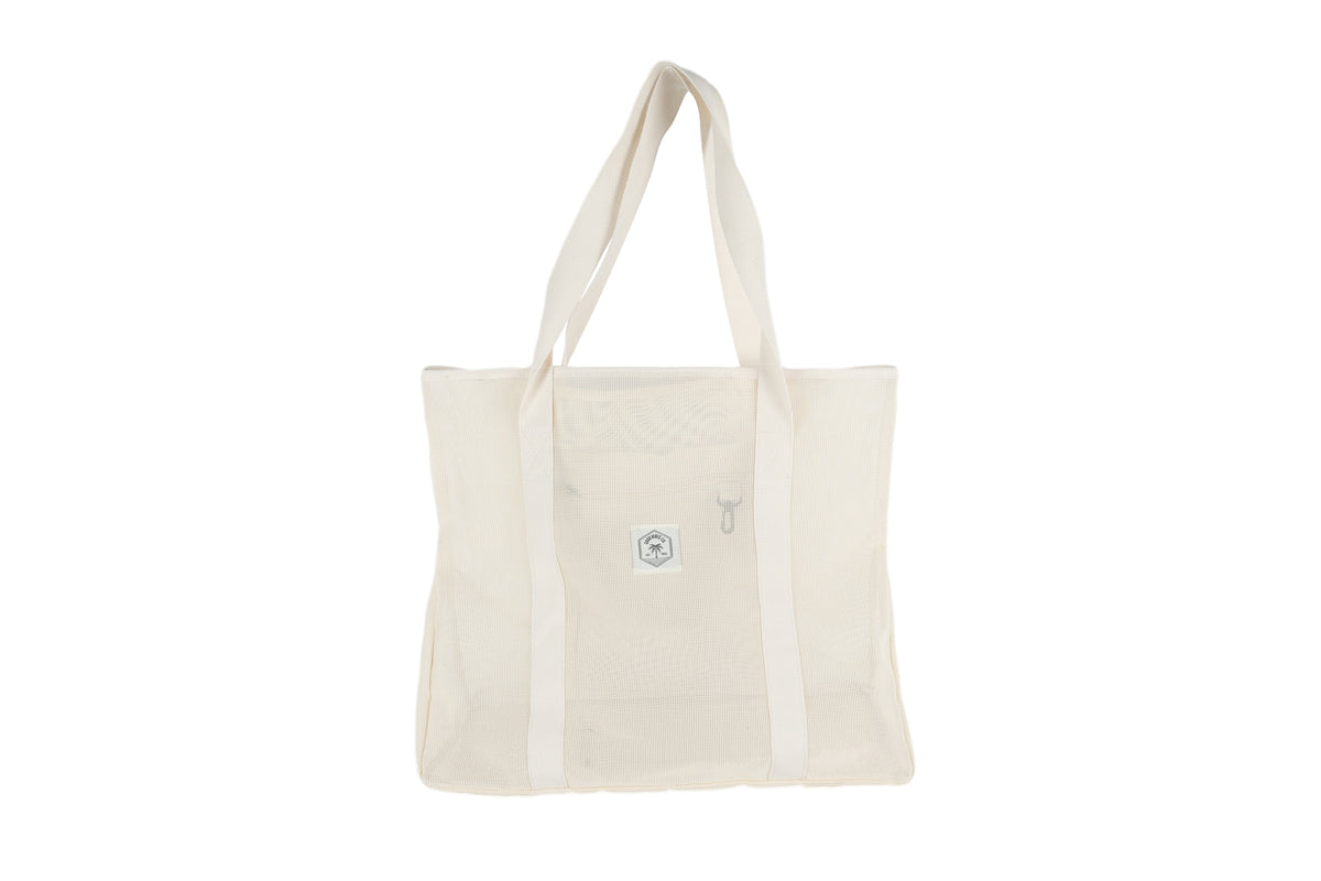 Cream Extra Large, Ultimate Mesh Tote Beach Bag 62cm
